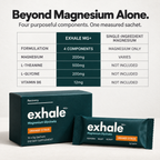 Exhale MG+ Magnesium Bisglycinate and Malate: Orange Citrus (14 × 5 g sachets)