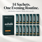 Exhale MG+ Magnesium Bisglycinate and Malate: Orange Citrus (14 × 5 g sachets)